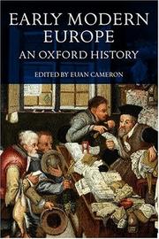 Cover of: Early modern Europe by edited by Euan Cameron.
