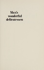 Cover of: Max's wonderful delicatessen. by Winifred Madison