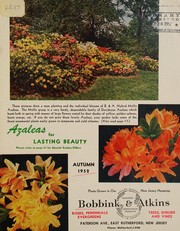 Cover of: Autumn 1952 by Bobbink & Atkins (Nursery)