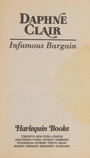 Cover of: Infamous Bargain by Clair