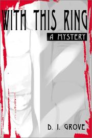 Cover of: With This Ring: A Mystery