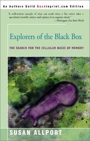 Cover of: Explorers of the Black Box | Susan Allport