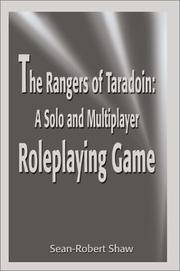 Cover of: The Rangers of Taradoin | Sean-Robert Shaw