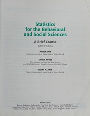 Cover of: Statistics for the behavioral and social sciences: a brief course