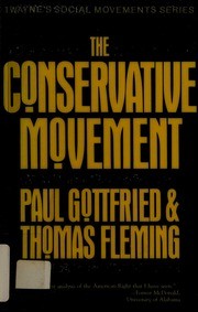 Cover of: The conservative movement