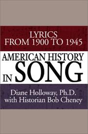 Cover of: American History in Song by Diane, Ph.D. Holloway