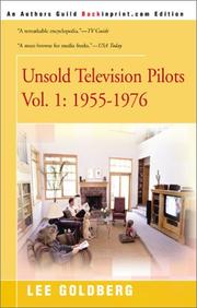 Cover of: Unsold Television Pilots, Volume 1: 1955-1976