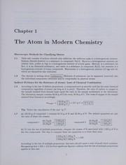 Cover of: Student Solutions Manual for Oxtoby/Gillis/Campion's Principles of Modern Chemistry, 6th