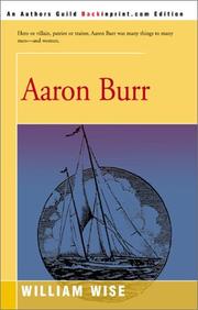 Aaron Burr by William Wise