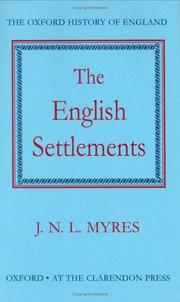 Cover of: The English settlements