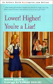Cover of: Lower! Higher! You're a Liar!