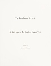Cover of: The paralinear Oresteia by Aeschylus