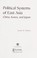 Cover of: Political systems of East Asia
