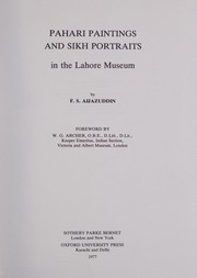 Pahari paintings and Sikh portraits in the Lahore Museum by F. S. Aijazuddin
