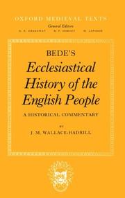 Cover of: Bede's Ecclesiastical History of the English People by J. M. Wallace-Hadrill