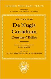 Cover of: De nugis curialium = by Walter Map