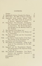 Cover of: Jared Ingersoll; a study of American loyalism in relation to British colonial government. by Gipson, Lawrence Henry