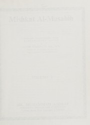 Mishkat al-masabih by Muḥammad ibn ʻAbd Allāh Khaṭīb al-Tibrīzī