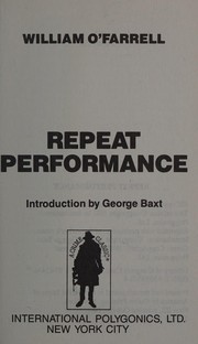 Cover of: Repeat Performance by William O'Farrell