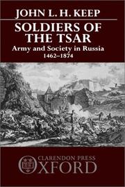 Cover of: Soldiers of the tsar by John L. H. Keep