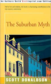 Cover of: The Suburban Myth