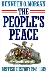 Cover of: The people's peace: British history, 1945-1989
