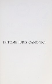 Epitome iuris canonici by A. Vermeersch