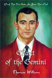 Cover of: Chant of the Gemini: Proof That Two Heads Are Better Than One