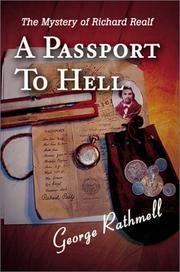 Cover of: A Passport to Hell: The Mystery of Richard Realf