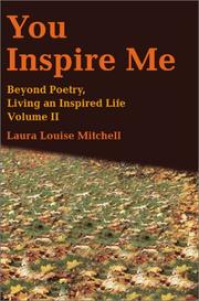 Cover of: You Inspire Me | Laura L. Mitchell