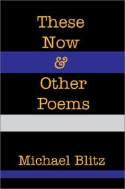 Cover of: These Now and Other Poems