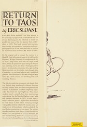 Cover of: Return to Taos by Eric Sloane