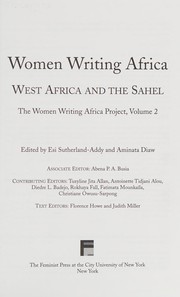Cover of: Women Writing Africa: West Africa and the Sahel