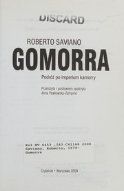 Cover of: Gomorra by Roberto Saviano