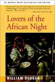 Cover of: Lovers of the African Night by William Duggan, William Duggan