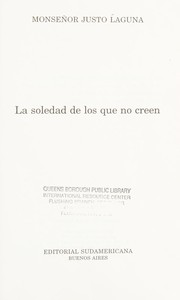 Cover of: La Soledad de Los Que No Creen