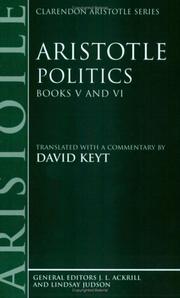 Cover of: Politics by Aristotle, David Keyt