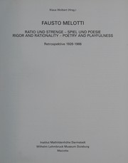 Cover of: Fausto Melotti by Fausto Melotti