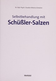 Selbstbehandlung mit Schüßler-Salzen by Claudia Schwörer