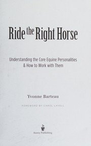 Cover of: Ride the right horse