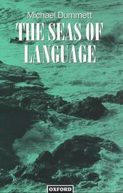 Cover of: The Seas of Language by Michael Dummett
