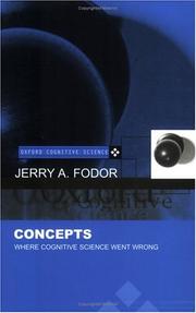 Cover of: Concepts by Jerry A. Fodor