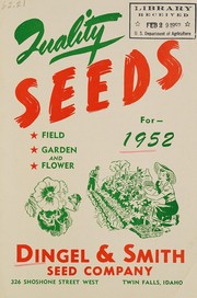 Quality seeds for 1952 by Dingel & Smith Seed Company