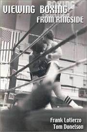 Cover of: Viewing Boxing From Ringside by Thomas Donelson