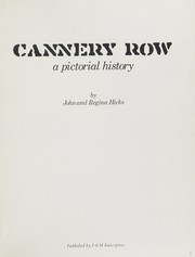 Cover of: Cannery Row: a pictorial history