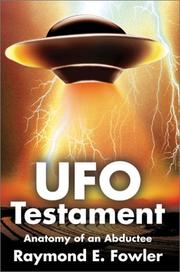 Cover of: Ufo Testament by Raymond E. Fowler