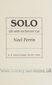 Cover of: Solo by Noel Perrin