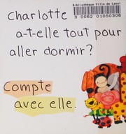 Cover of: Charlotte compte