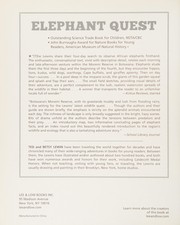 Cover of: Elephant Quest Elephant Quest by Betsy Lewin, Ted Lewin