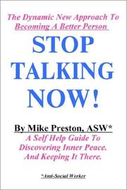 Cover of: Stop Talking Now